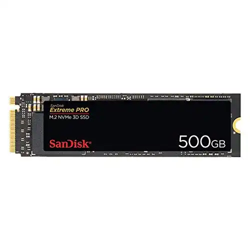 M.2-SSD SanDisk Extreme PRO M.2 NVMe 3D SSD 500 GB intern
