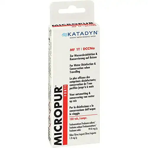 Wasseraufbereitungstabletten Micropur Forte MF 1T 4×25 Tabletten