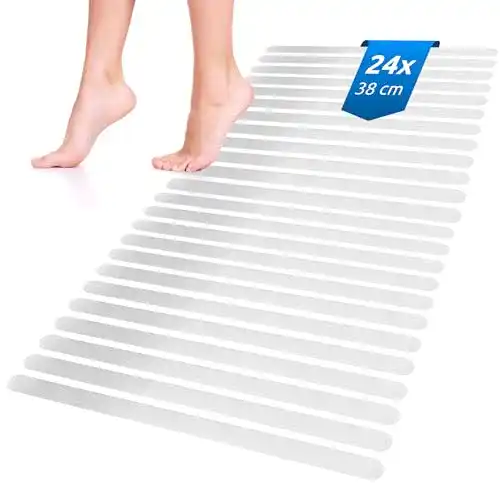 Anti-Rutsch-Streifen Dusche ECENCE Antirutsch-Streifen, 12er Set