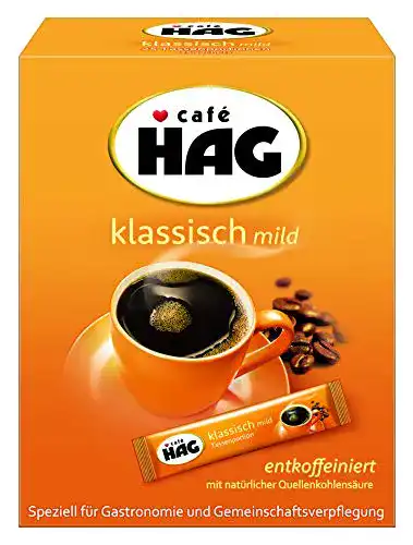 Löslicher Kaffee entkoffeiniert Café HAG Klassisch Mild 8x25x1,8g