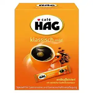 Kaffee-Sticks Café HAG Klassisch Mild Tassenportion, koffeinfrei