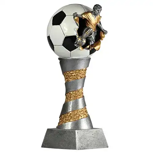 Fußball-Pokal pokalspezialist Pokal Fußball Lyon Exclusiv aus Resin