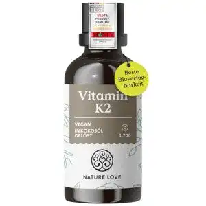 K2-Tropfen Nature Love ® Vitamin K2 MK7-200µg, 1700 Tropfen