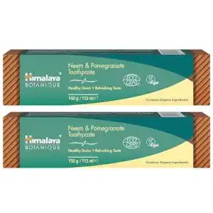 Zahnpasta ohne Fluorid ORGANIQUE BY HIMALAYA, 2er-Pack