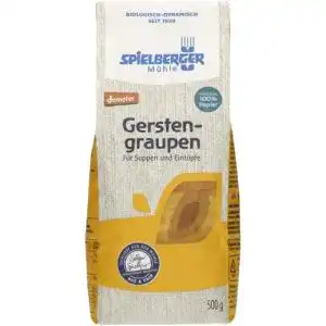 Graupen Spielberger Bio Gersten, demeter (6 x 500 gr)