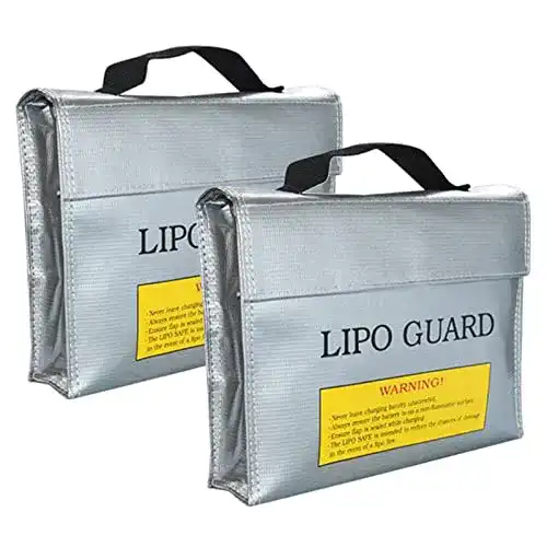 Lipo-Tasche Amacoam 2 Stück Lipo Batterie Sicherer Beutel