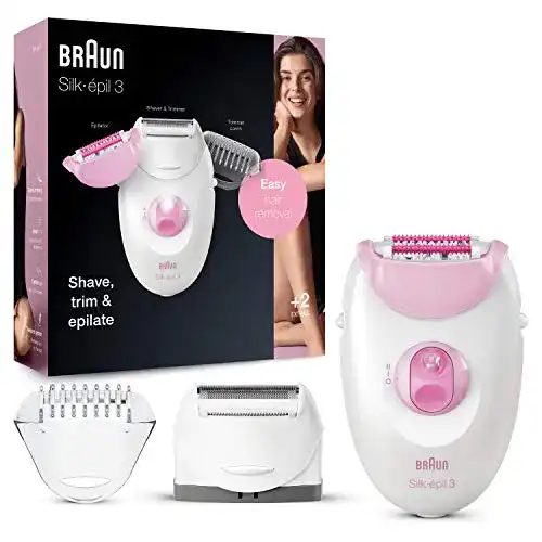 Braun-Haarentferner Braun Silk-épil 3 Beauty-Set, Aufsätze
