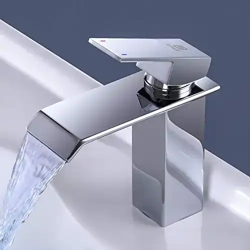 Wasserfall-Wasserhahn ZREE Einhandmischer, Brass Mischbatterie