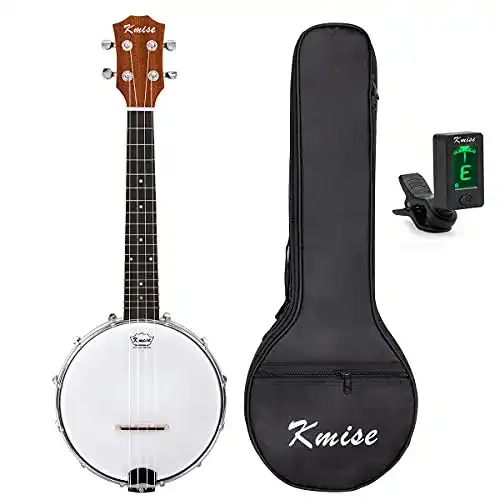 Die beste Banjolele Kmise , 4 Saiten Banjo-Ukelele, 58,4 cm, Konzertinstrument 2026 Test Bestseller Banjolele Kmise , 4 Saiten Banjo-Ukelele, 58,4 cm, Konzertinstrument