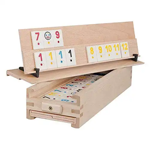 Rummy WOODTASTIC Spiel Medias 106 Kacheln