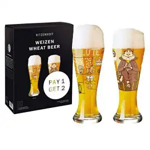 Weizengläser RITZENHOFF Weizen 2er-Set, aus Kristallglas