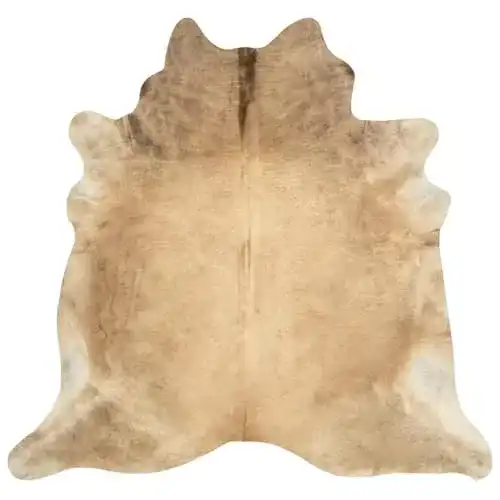 Kuhfell vidaXL Teppich Echtes Rinderfell Beige 150x170cm