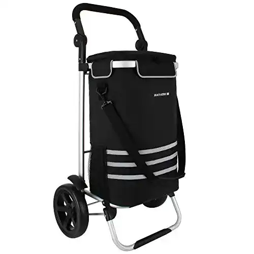 Einkaufstrolley Alaskaprint 35L, Einkaufsroller mit Kühlfach