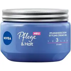 Styling-Creme NIVEA 1er Pack Haar-Gel, Styling Creme Gel, 150 ml