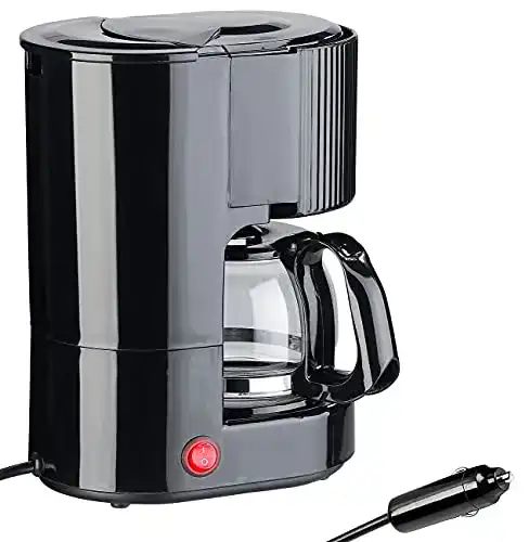 12V-Kaffeemaschine Rosenstein & Söhne, bis zu 3 Tassen, 650 ml