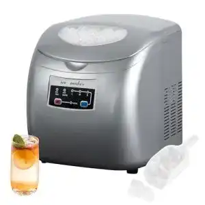 Eiswürfelmaschine WOLTU EM03sb Eiswürfelbereiter, 12kg/24hrs