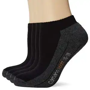 Camano-Socken Camano Damen 5931001 Füßlinge, Schwarz