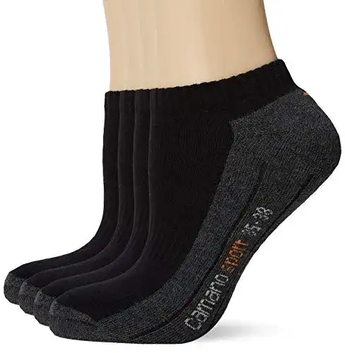 Camano-Socken Camano Damen 5931001 Füßlinge, Schwarz