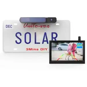 Solar-Rückfahrkamera AUTO-VOX Solar Kabellos Rückfahrkamera