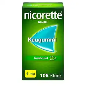 Nikotinkaugummi Nicorette Kaugummi 4mg freshmint