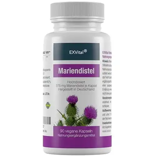 Mariendistel-Kapseln Exvital Mariendistel – VitaHealth, 90 Kapseln