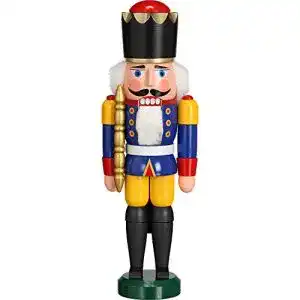 Nussknacker Erzgebirge Seiffener Volkskunst Nussknacker König