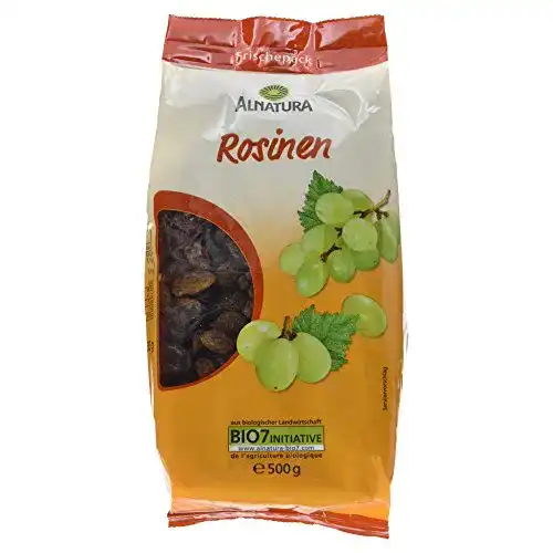 Rosinen Alnatura Bio, vegan, 6er Pack (6 x 500 g)