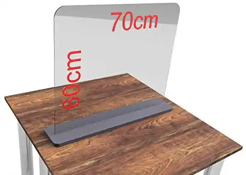 Spuckschutz 70×60 FLEXISTYLE Spuckschutz aus Plexiglas mit 5mm