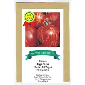 Tomatensamen exotic-samen Tigerella, 20 Samen