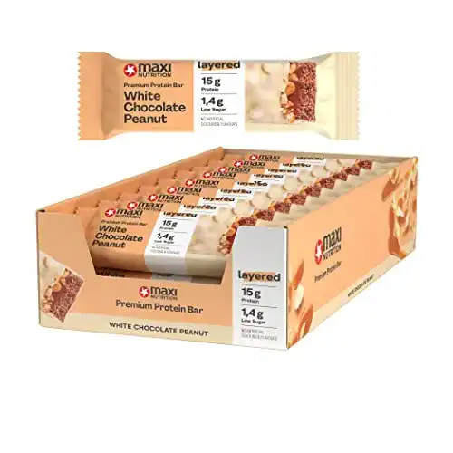 Proteinriegel MaxiNutrition Protein Nut Bar, weiße Schokolade