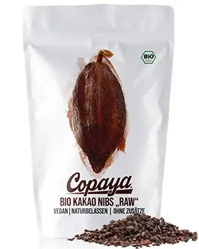 Kakaonibs Copaya Bio Kakao Nibs Roh ohne Zusätze, 1kg