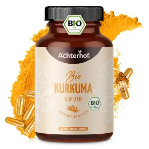 Kurkuma-Kapseln vom Achterhof Bio Kurkuma Kapseln, 180 Stück