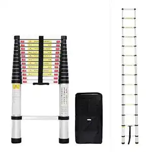Teleskopleiter Todeco – , Klappleiter, Maximale Belastbarkeit: 150 kg