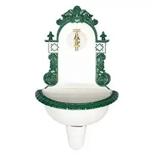 Bassena aubaho Nostalgie Waschbecken Brunnen Wandbrunnen 72cm
