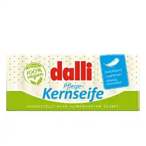 Kernseife DALLI 3 x 125g – Unparfümiert Pflanzlich