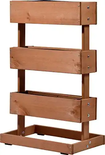 Stufen-Hochbeet dobar 58525e Vertikalbeet mit 3 Pflanzkästen