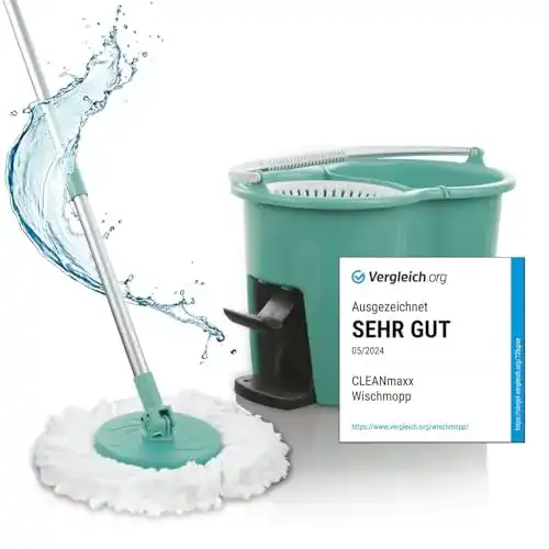 Wischmopp CLEANmaxx Power- mit Zwei-Kammer-Filtersystem