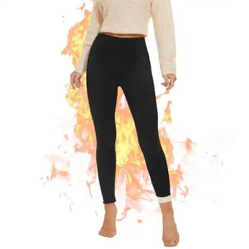 Thermoleggings AMIYOYO Thermo Leggings Damen Gefüttert