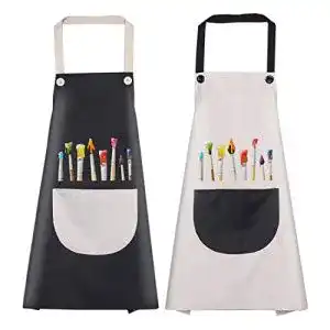Kinderschürze O-Kinee Malschürze Kinder, 2 Stück, mit Taschen