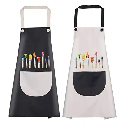 Kinderschürze O-Kinee Malschürze Kinder, 2 Stück, mit Taschen