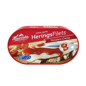 Dosenfisch Hawesta Heringsfilet in Tomatencreme, 10 x 200 g