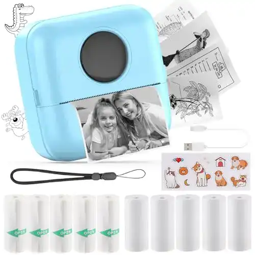 Taschendrucker HuiJuKeJi Mini Drucker, Mini Fotodrucker