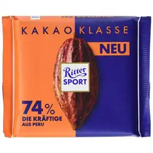Ritter-Sport-Schokolade Ritter Sport Kakao-Klasse: Die Kräftige, 12x