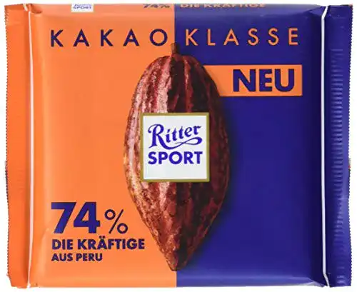 Ritter-Sport-Schokolade Ritter Sport Kakao-Klasse: Die Kräftige, 12x