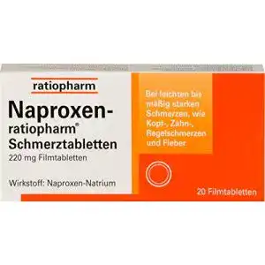 Kopfschmerztabletten Ratiopharm NAPROXEN RATIO