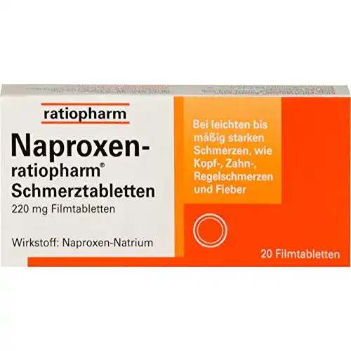 Kopfschmerztabletten Ratiopharm NAPROXEN RATIO