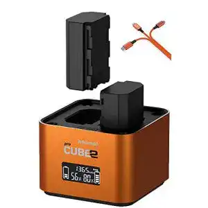 Sony-Akkus Hähnel ProCube 2 Doppel-Ladegerät für Sony Akkus