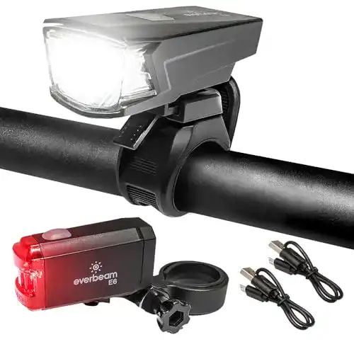Fahrradscheinwerfer mit Fernlicht Everbeam E9 Vorder-