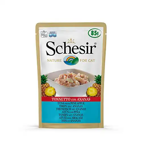 Die beste Schesir-Katzenfutter Schesir Cat Fruit Thunfisch mit Ananas 20x85g 2026 Test Bestseller Schesir-Katzenfutter Schesir Cat Fruit Thunfisch mit Ananas 20x85g