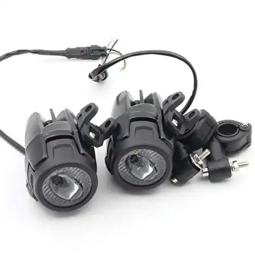 Nebelscheinwerfer CPOWACE Zusätzliche Motorrad LED, 2 Stück